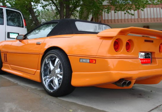 c4 corvette ducktail spoiler.